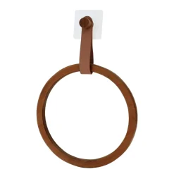 Porte serviette adhésif arrondi (D21 cm) Season Color Caramel