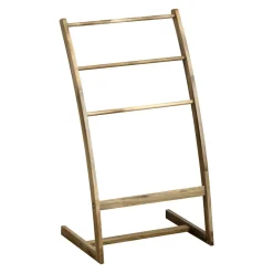 Porte serviette en bois d'acacia 3 niveaux (H81 cm ) Lina marron