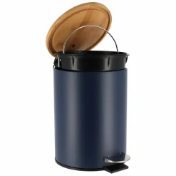 Poubelle à pédale avec frein de chute Timeless Bleue