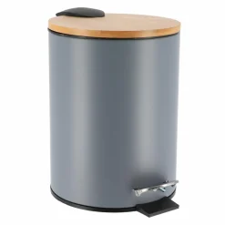 Poubelle à pédale avec frein de chute Timeless Grise