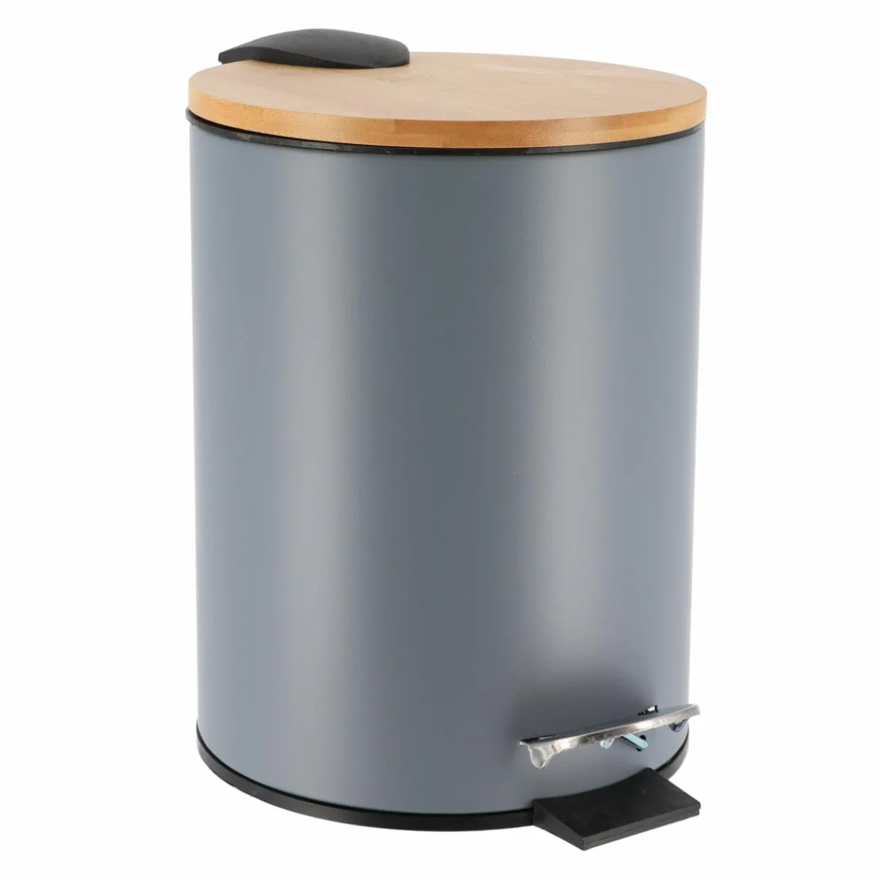 Poubelle à pédale avec frein de chute Timeless Grise