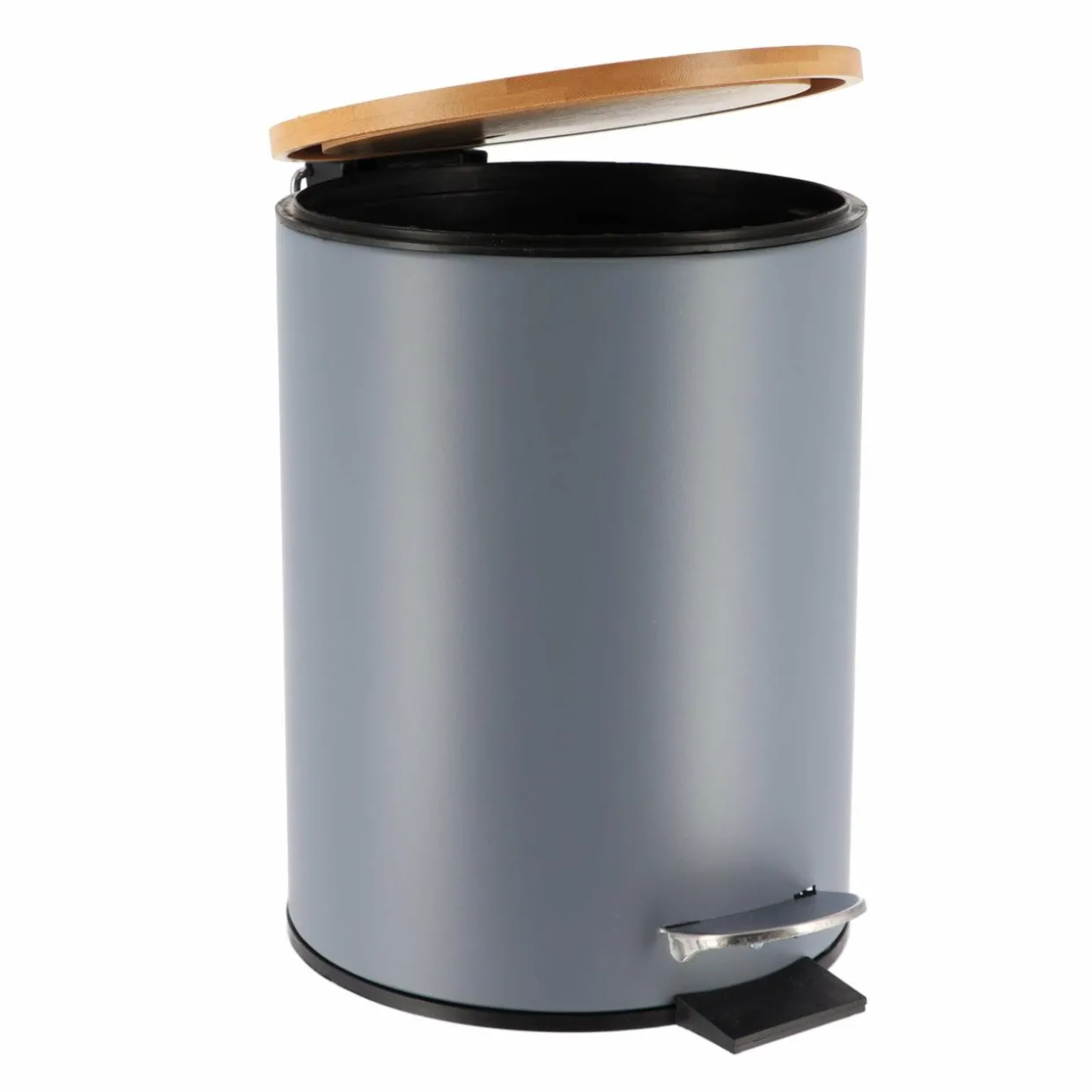 Poubelle à pédale avec frein de chute Timeless Grise