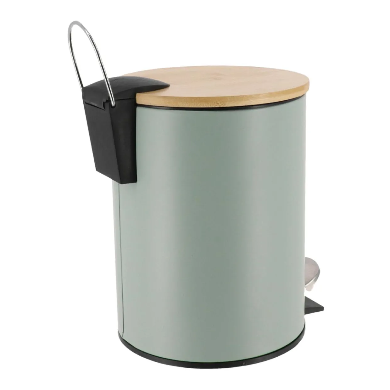 Poubelle à pédale avec frein de chute Timeless Vert eucalyptus