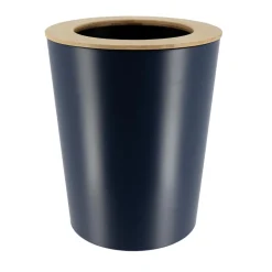 Poubelle salle de bain 5L Purebamboo Bleu marine