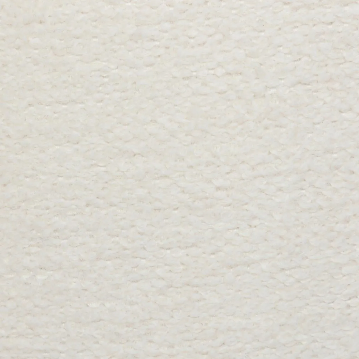 Pouf bouclette (D39 cm) Améa Blanc