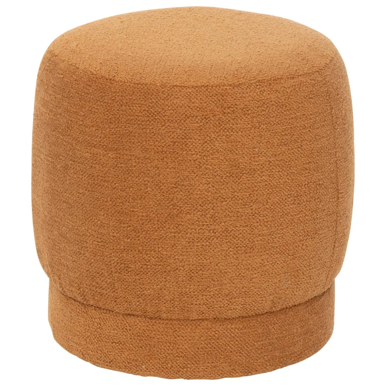Pouf bouclette (D39 cm) Améa Orange