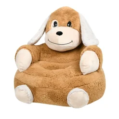 Pouf enfant chien (45 x 45 cm) Pitou Caramel