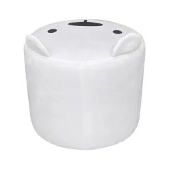 Pouf enfant (H25 cm) Ourson Blanc