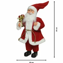 Père Noël déco Traditionnel (H20 cm) Stan