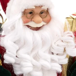 Père Noël déco traditionnel (H61 cm) Velours