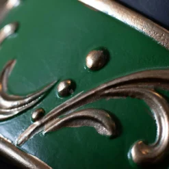 Père Noël Géant sur piles (H166 cm) Klaus et sa lanterne illuminée