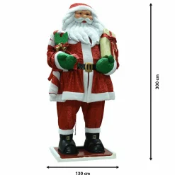 Père Noël traditionnel Géant (H300 cm) Ulrik