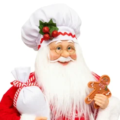 Père Noël traditionnel (H45 cm) Gautier le cuisinier