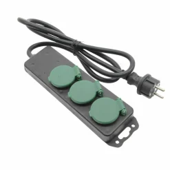 Prise étanche 3 pôles avec protection enfant