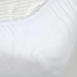 Protège-matelas alèse molleton imperméable (90 x 190 cm) Serena Blanc