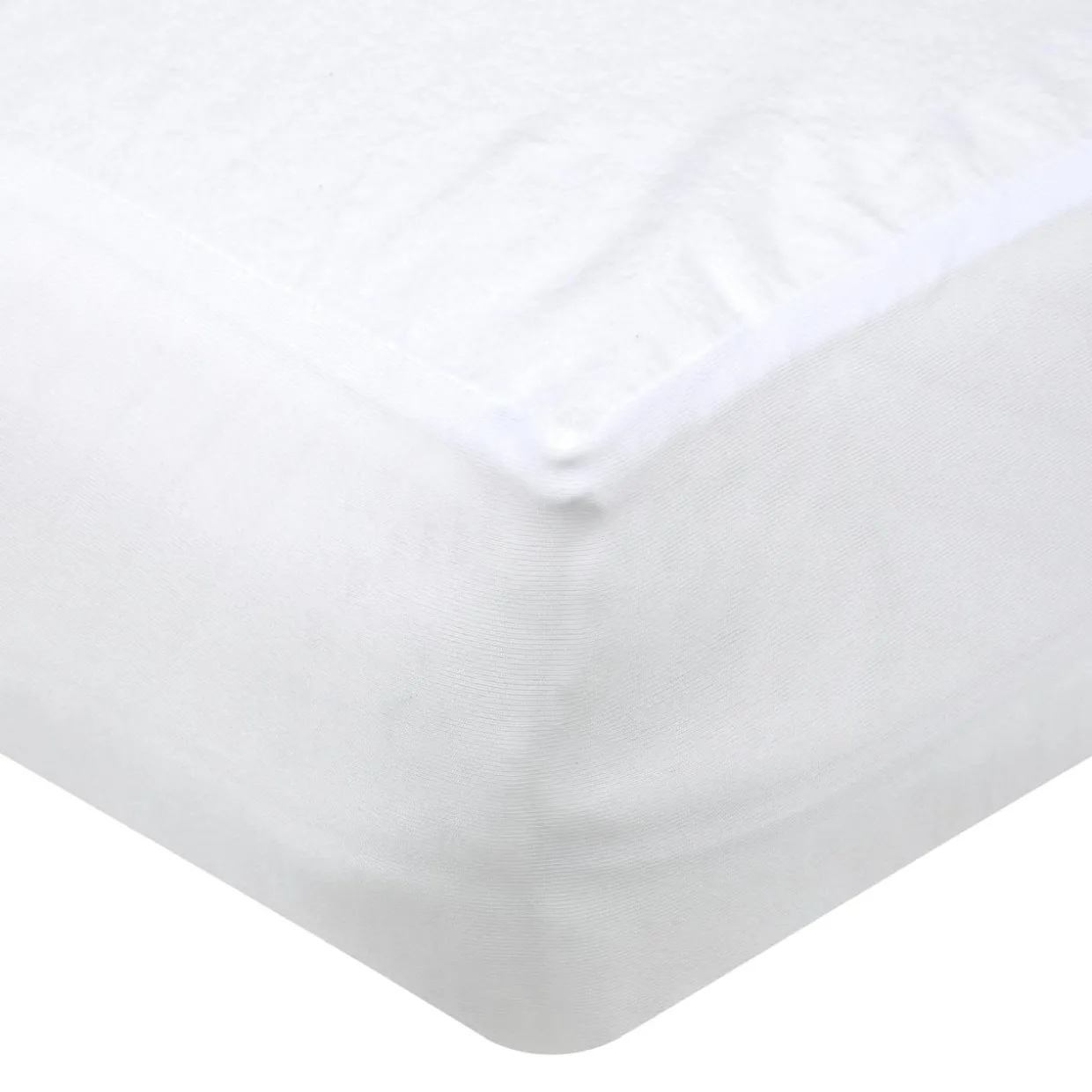 Protège-matelas alèse molleton imperméable (180 x 200 cm) Serena Blanc