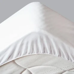 Protège-matelas imperméable (160 x 200 cm) Tricia Blanc