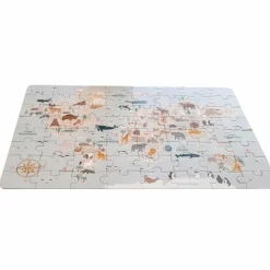 Puzzle enfant 64 pièces Autour du monde Multicolore