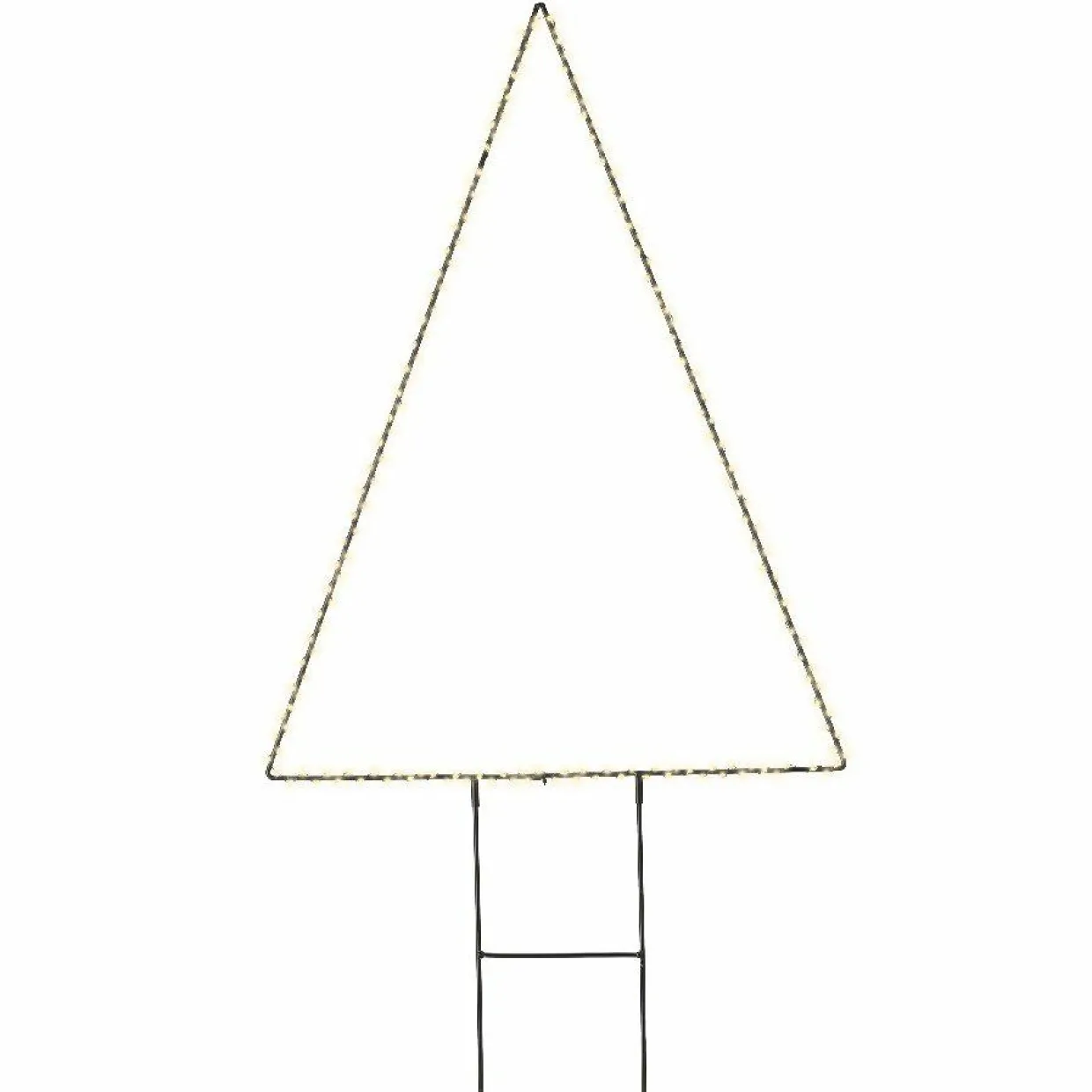 Pyramide lumineuse 180 LED (H77 cm) Sapin Blanc chaud