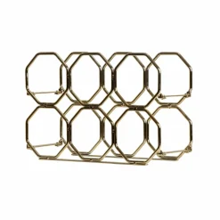 Range-bouteilles métal pliable (H22 cm) Elio Or