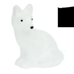 Renard lumineux solaire 40 LED (H40 cm) Yuki Blanc froid