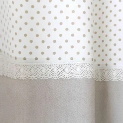 Rideau (140 x H240 cm) Romantique dentelle Beige