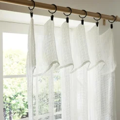 Rideau ajustable (140 x max 300 cm) Luis Ivoire