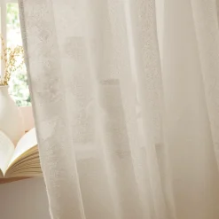 Rideau ajustable bouclette (140 x 300 cm) Eliott Beige