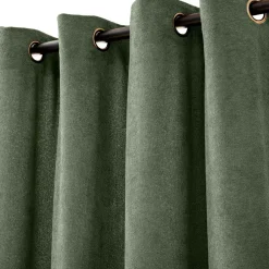 Rideau bouclette (140 x 260 cm) Winona Vert cédre