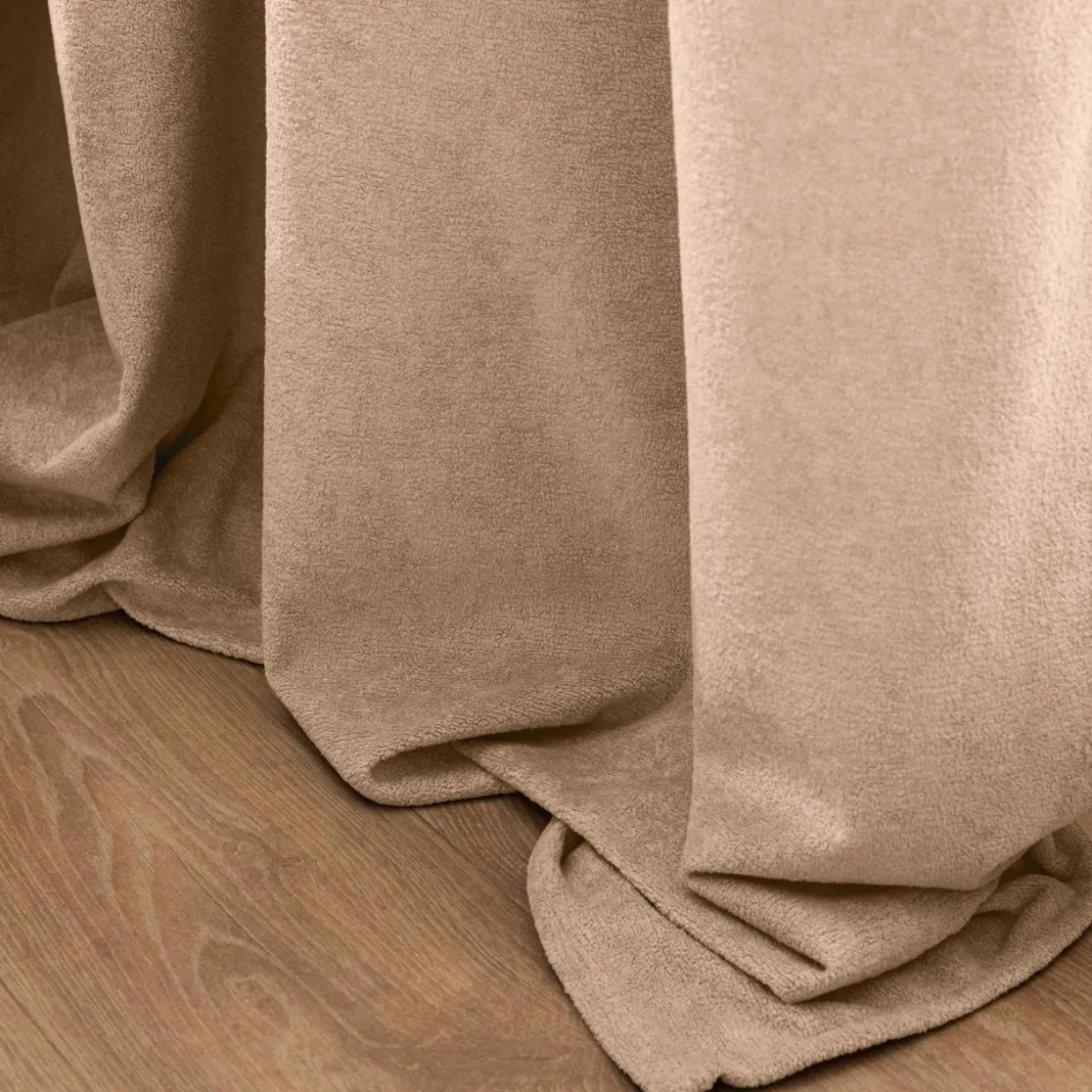Rideau bouclette (140 x 260 cm) Winona Beige