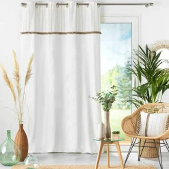 Rideau coton (140 x 240 cm) Alizée Ecru