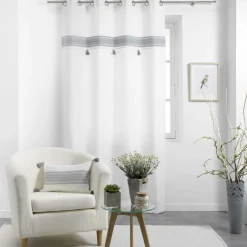 Rideau coton (140 x 240 cm) Amaya Gris