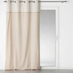 Rideau coton (140 x 240 cm) Bahina Beige