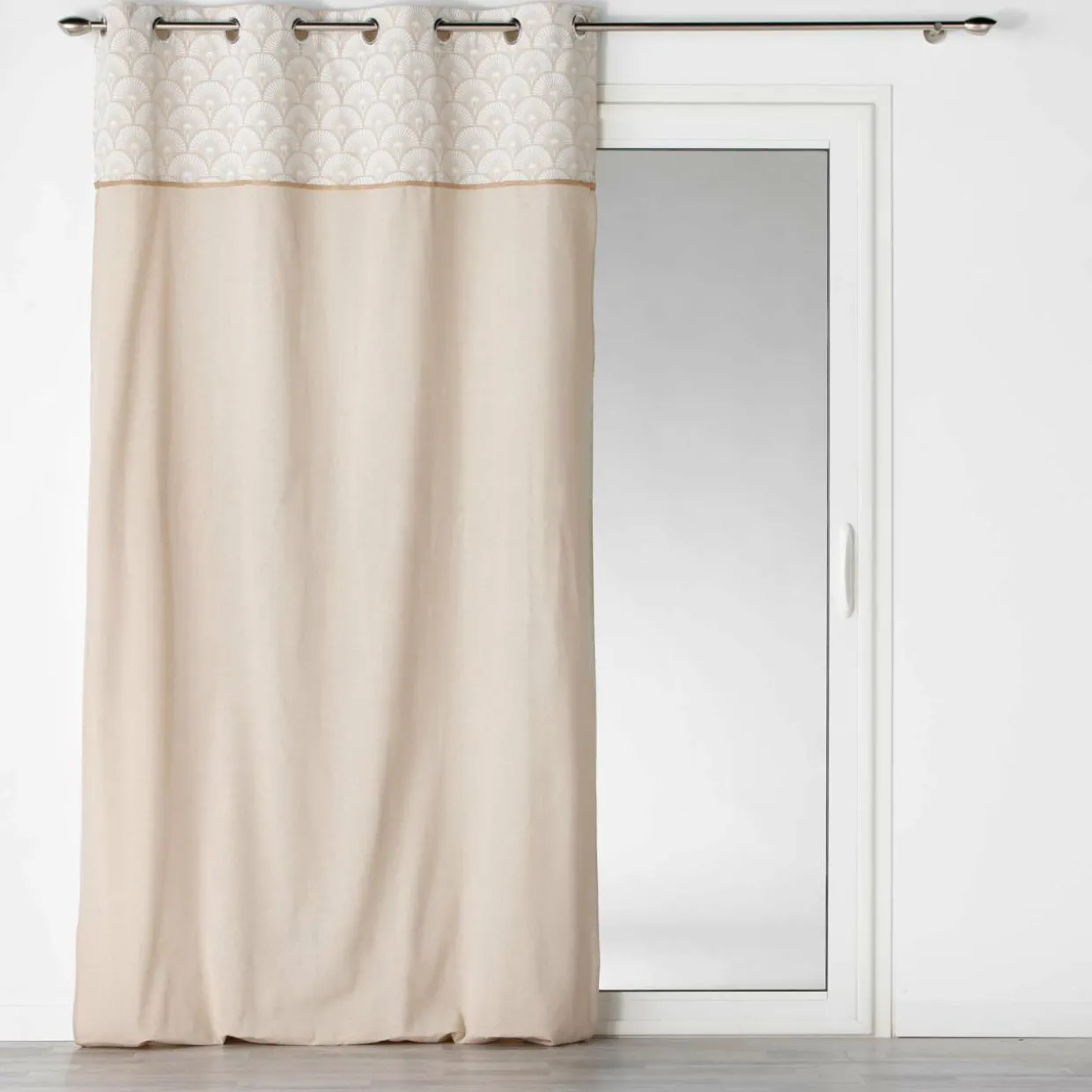 Rideau coton (140 x 240 cm) Bahina Beige