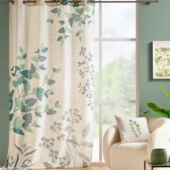 Rideau coton (140 x 260 cm) Botanica Vert