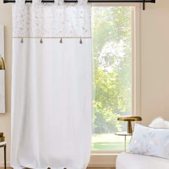 Rideau coton (140 x 240 cm) Duchesse Blanc