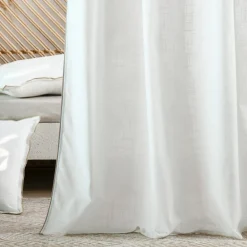 Rideau coton (140 x 260 cm) Helios Blanc