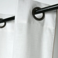 Rideau coton (140 x 260 cm) Helios Blanc