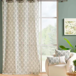 Rideau coton (140 x 240 cm) Maho Vert sauge