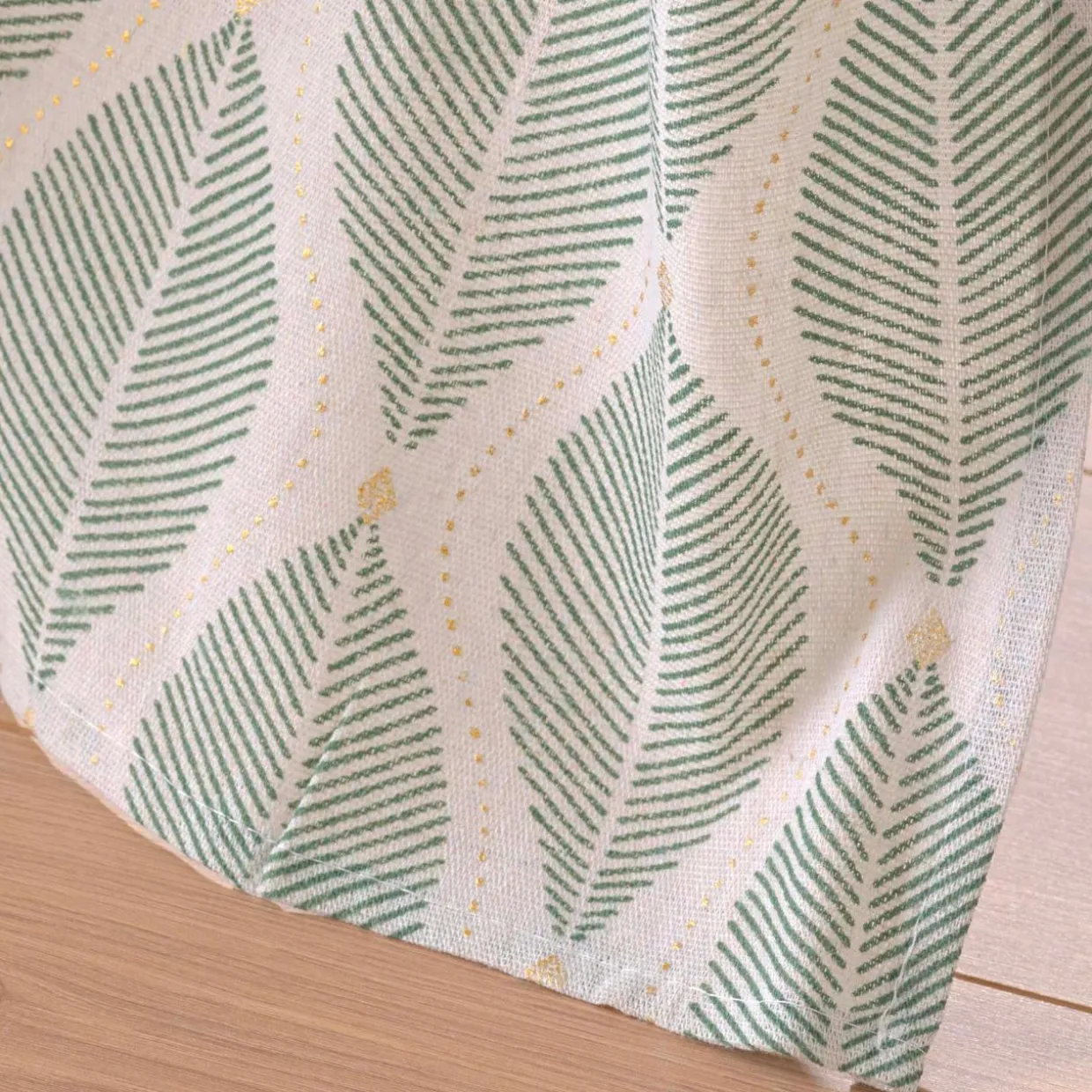 Rideau coton (140 x 240 cm) Maho Vert sauge