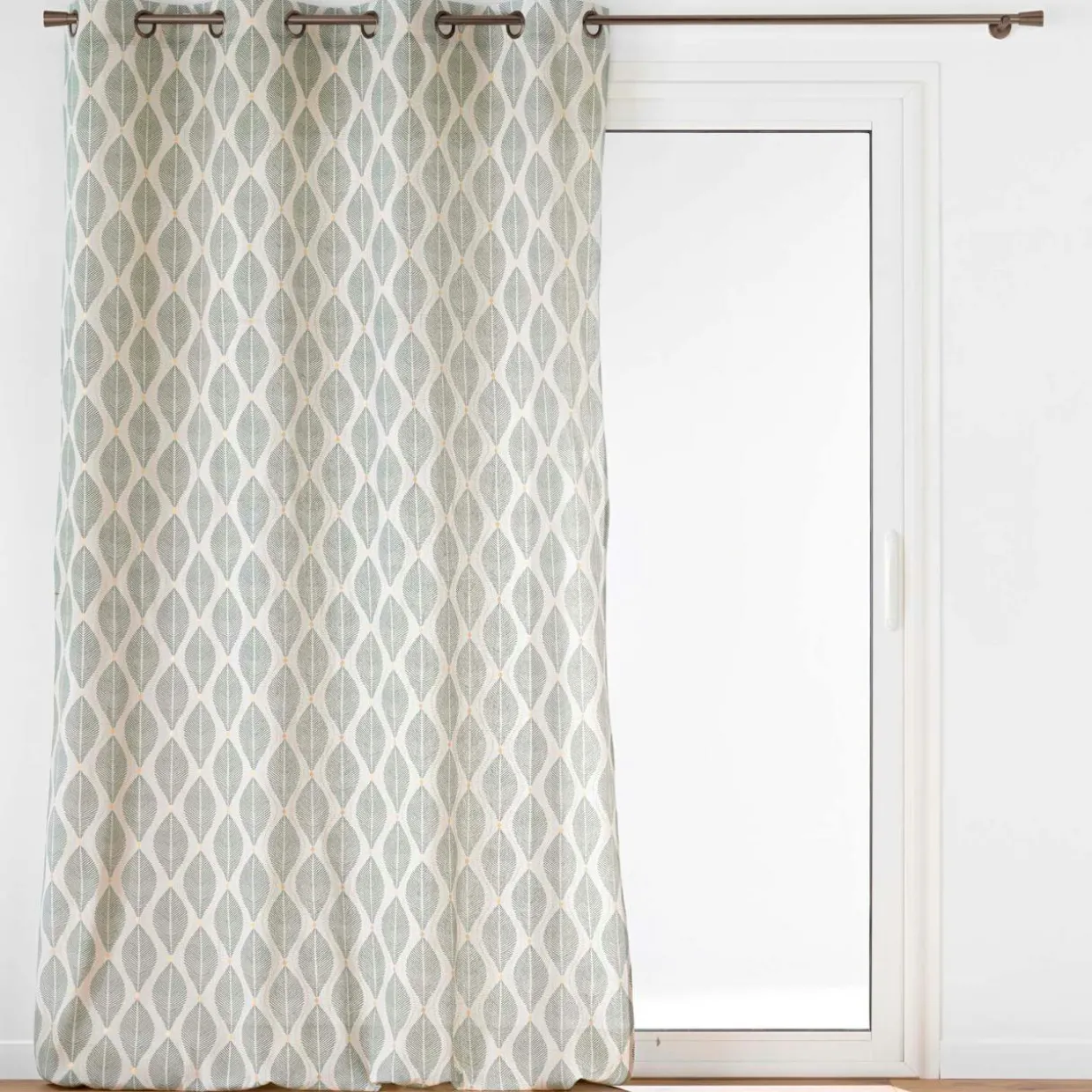 Rideau coton (140 x 240 cm) Maho Vert sauge