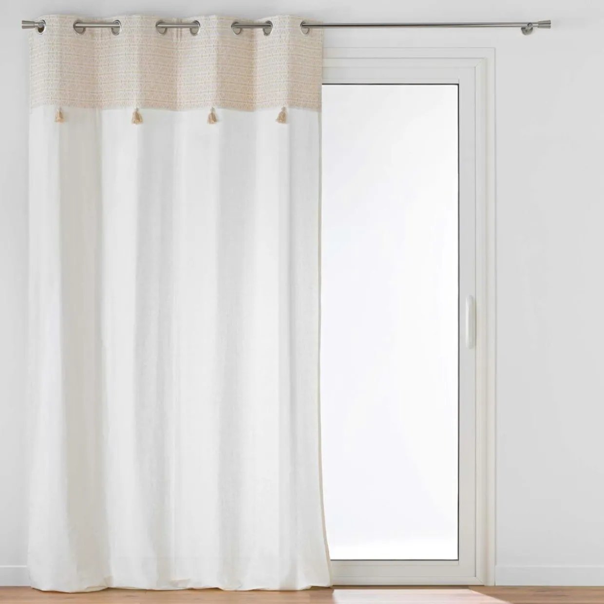 Rideau coton (140 x 240 cm) Milano Beige