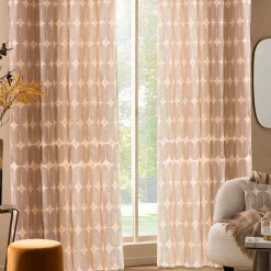 Rideau coton (140 x 280 cm) Ondine Noir