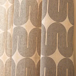 Rideau coton (140 x 240 cm) Ondine Noir