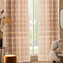 Rideau coton (140 x 240 cm) Ondine Noir