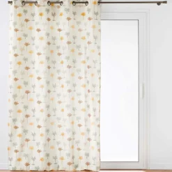 Rideau coton (140 x 240 cm) Palmelia Beige