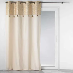 Rideau coton (140 x 240 cm) Solea Or