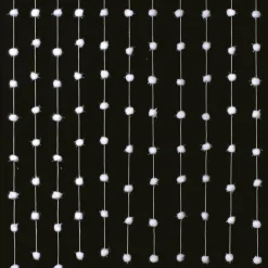 Rideau de fenêtre (90 x H200 cm) Groenland Blanc neige