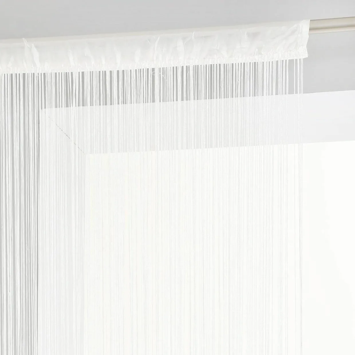 Rideau de fil (90 x H200 cm) Uni Ivoire