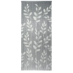 Rideau de porte bambou (90 x 200 cm) Eucalyptus Gris